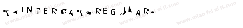 POINTER CAPS REGULAR字体转换